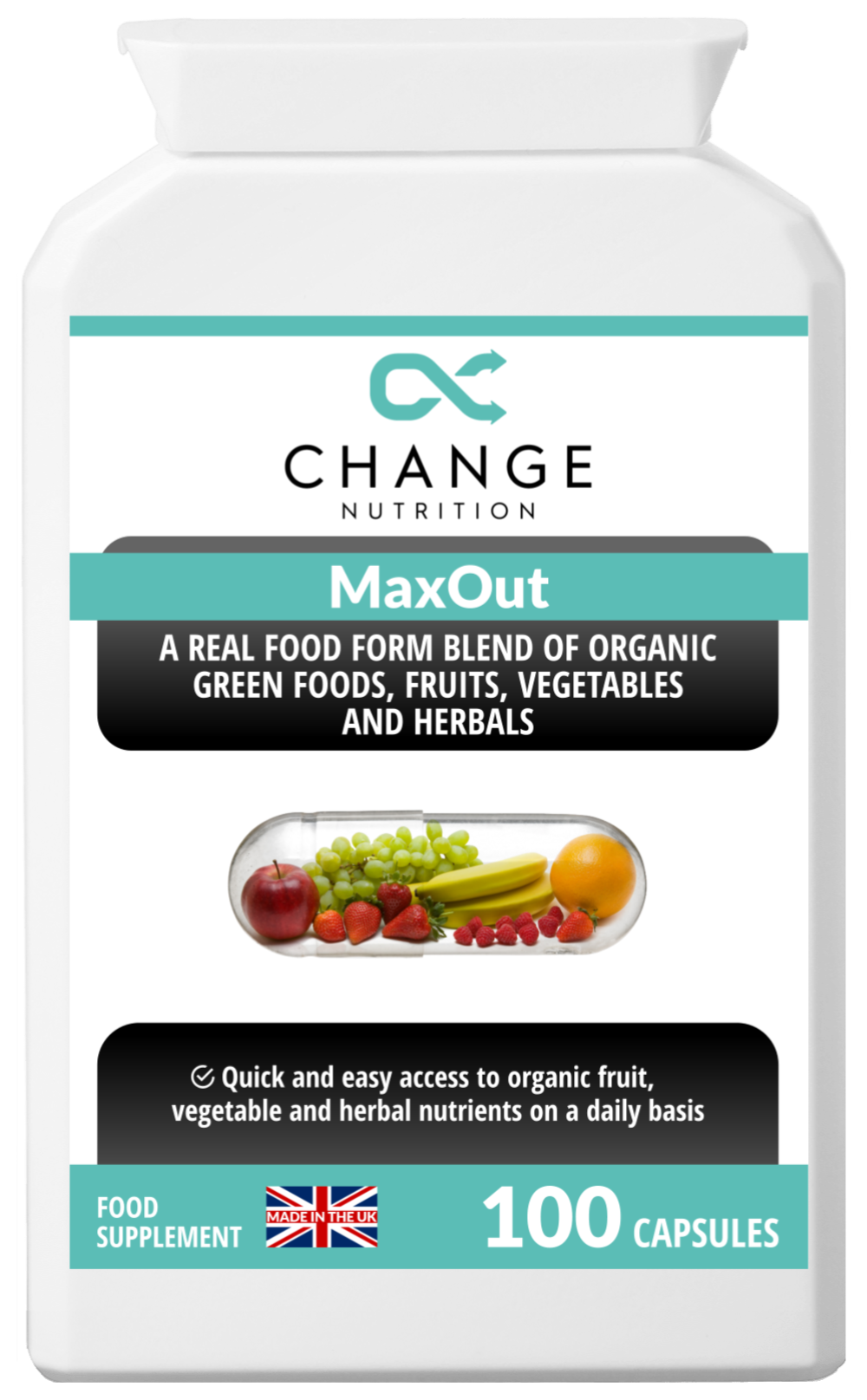 MaxOut Organic Superfoods Blend Capsule